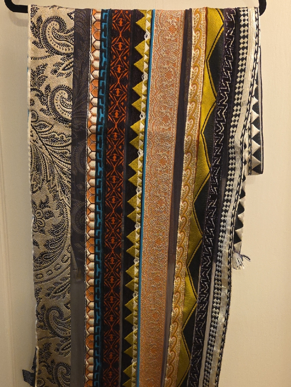Etro Multicolor and Textured Scarf - Vibrant Patterned Wrap